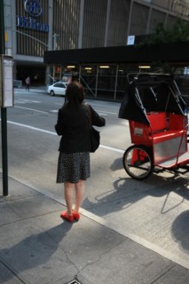 usa, etat de New York, New York City, Manhattan, Broadway, vers Rockfeller Center, buildings, rue, pres du moma,
