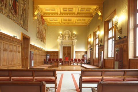 France, ile de france, paris 1er arrondissement, 13 rue cambon, palais cambon, cour des comptes, institution, etat, batiment grand chambre, 
Date : 2011-2012