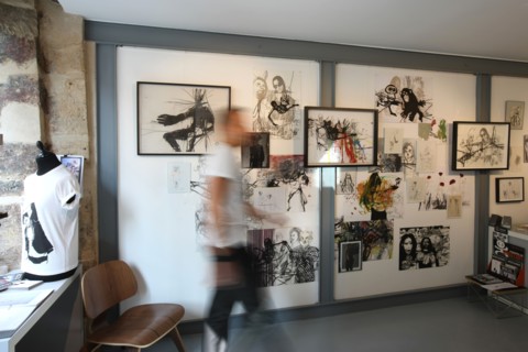France, ile de france, paris 3e arrondissement, marais, 68 rue du vertbois, galerie gabriel et gabriel, artiste gwenael salaun, 
Date : 2011-2012