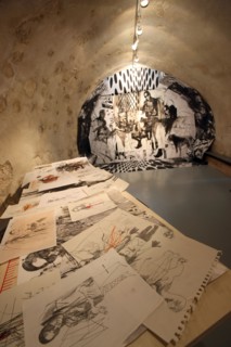 France, ile de france, paris 3e arrondissement, marais, 68 rue du vertbois, galerie gabriel et gabriel, artiste gwenael salaun, 
Date : 2011-2012