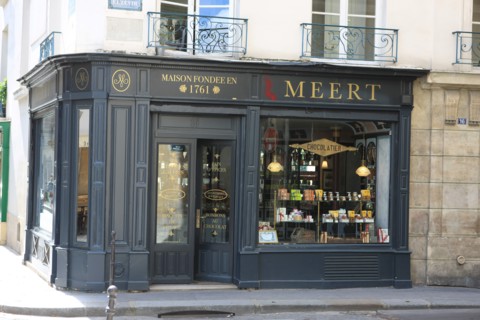 Chocolatier Meert
16, rue Elzevir a Paris, 3e arrondissement
Date : 2011-2012