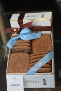 Chocolatier Meert. Boite de speculoos.
16, rue Elzevir a Paris, 3e arrondissement
Date : 2011-2012