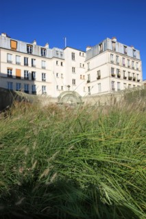 France, ile de france, paris, le marais, 3e arrondissement, jardin anne frank, derriere l'hotel de saint aignan dit aussi hotel d'avaux, musee du judaisme, 
Date : 2011-2012