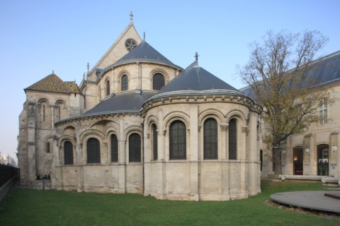 France, ile de france, paris 3e arrondissement, le marais, 270 rue saint martin des champs, conservatoire national des arts et metiers, cnam, ancien prieure, chevet eglise nd des champs musee des arts...
