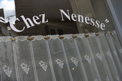 France, ile de france, paris, 3e arrondissement, marais, 17 rue de saintonge, restaurant chez nenesse, rideaux, 
Date : 2011-2012