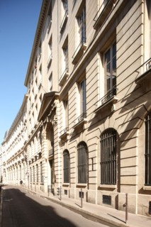 France, ile de france, paris 4e arrondissement, le marais, rue des blancs manteaux, facades, 
Date : 2011-2012