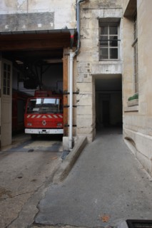 France, ile de france, paris 4e arrondissement, le marais, 7 rue de sevigne, caserne des pompiers de paris, hotel bouthillier de chavigny, hotel particulier, 
Date : 2011-2012