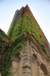 France, ile de france, paris 4e arrondissement, le marais, 62 rue saint antoine, hotel de bethune sully, centre des monuments nationaux, facade sur la seconde cour, angle du mur renard.
Date : 2011-20...