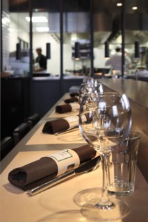 France, ile de france, paris 5e arrondissement, 20 rue saint victor, mutualite, restaurant le terroir parisien, chef yannick alleno, cuisine, gastronomie.
Date : 2011-2012