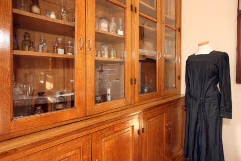 France, ile de france, paris 5e arrondissement, 11 rue pierre et marie curie, institut curie, musee pierre et marie curie, laboratoire de marie curie, science, histoire, radium, radioactivite.
Date : ...