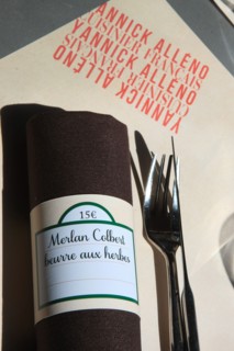 France, ile de france, paris 5e arrondissement, 20 rue saint victor, mutualite, restaurant le terroir parisien, chef yannick alleno, cuisine, gastronomie.
Date : 2011-2012