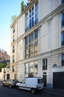 france, region ile de france, paris 14e arrondissement, montparnasse, rue notre dame des champs, maison n86 atelier de fernand leger.
Date : 2011-2012