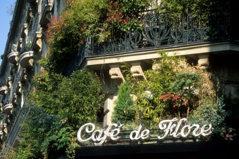 France, ile de france, paris 6e, saint germain des pres, cafe de flore, boulevard saint germain.
Date : 2011-2012