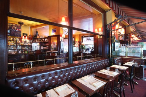 France, ile de france, paris 6e arrondissement, 171 boulevard du montparnasse, la closerie des lilas, restaurant, brasserie, monument historique, rive gauche.
Date : 2011-2012