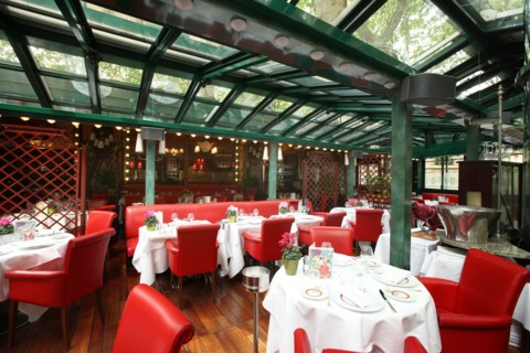 France, ile de france, paris 6e arrondissement, 171 boulevard du montparnasse, la closerie des lilas, restaurant, brasserie, monument historique, rive gauche.
Date : 2011-2012