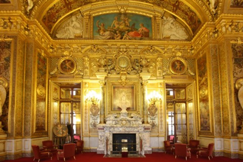 France, ile de france, paris 6e arrondissement, rue de vaugirard, palais du luxembourg, senat, salle des conferences, institution, parlement, republique, buste de marianne.
Date : 2011-2012