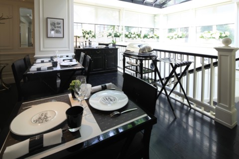 France, ile de france, paris 6e arrondissement, 9 rue de l'Ecole de Medecine, creperie restaurant, compagnie de bretagne, decoration de pierre yves rochon, architecte.
Date : 2011-2012
