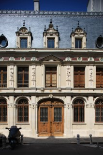 France, ile de france, paris 7e arrondissement, 14 rue vaneau, maison de 1835 neo renaissance, philibert delorme, architecture, decor, renovation.
Date : 2011-2012