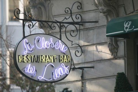 Paris 6e, boulevard du montparnasse, la closerie des lilas
Date : 2011-2012
