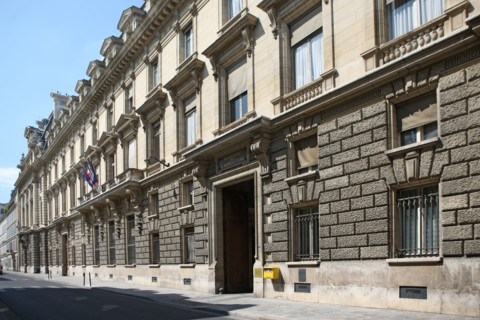 France, ile de france, paris, 7e arrondissement, rue de varenne, quartier des ministeres, faubourg saint germain, hotel desmares, ministere de l'agriculture.
Date : 2011-2012