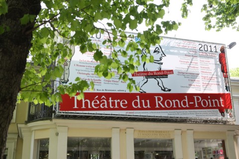 France, ile de france, paris 8e arrondissement, 2bis Avenue Franklin Delano Roosevelt, theatre du rond point, madeleine renaud et jean louis barrault, champs elysees

Date : 2011-2012