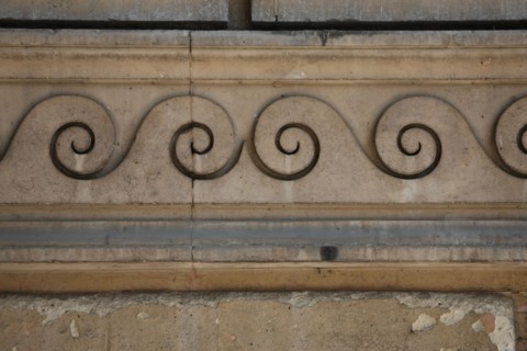 France, ile de france, paris 9e arrondissement, rue de chateaudun, eglise notre dame de lorette, decor interieur, peintures, decor sous le porche

Date : 2011-2012