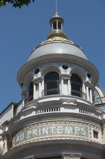 France, ile de france, paris, 9e arrondissement, boulevard haussmann, printemps, grand magasin, dome

Date : 2011-2012