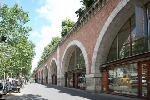 France, ile de france, paris, 12e arrondissement, viaduc des arts, avenue daumesnil

Date : 2011-2012