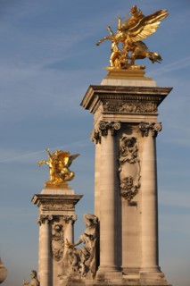 France, ile de france, paris 7e-16e arrondissement, pont alexandre III, seine, sculpture, statue,