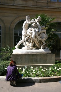 Sculpture "Le combat du centaure", cour de la mairie du 6e arrondissement de Paris