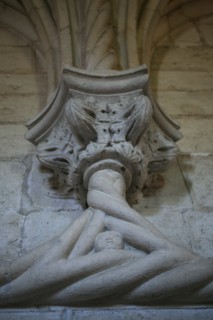portugal, lisbonne, lisboa, signes de ville, belem, monastere des Hieronimytes, monasteiro dos jeronimos, couvent, cloitre, azulejos, detail sculpture, statue, ornement
Date : septembre 2011