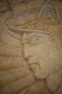 portugal, lisbonne, lisboa, signes de ville, belem, monastere des Hieronimytes, monasteiro dos jeronimos, couvent, cloitre, detail sculpture, statue, ornement
Date : septembre 2011