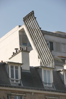 France, ile de france, paris, 13e arrondissement, 67 rue du chevaleret, immeuble, cheminee en oblique,


Date : 2011-2012