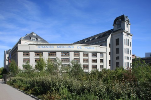 france, region ile de france, paris 13e arrondissement, paris rive gauche, avenue de france, quartier bnf francois mitterrand, anciens grands moulins de paris, universite denis diderot, jardin abbe pi...