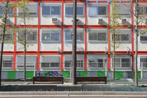 france, region ile de france, paris 13e arrondissement, paris rive gauche, avenue de france, quartier bnf francois mitterrand, travaux de batiment, couvertures des voies, algeco, chantier,


Date : 20...