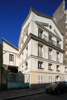 france, region ile de france, paris 14e arrondissement, montparnasse, rue huyghens, no6 lyre et palette,


Date : 2011-2012