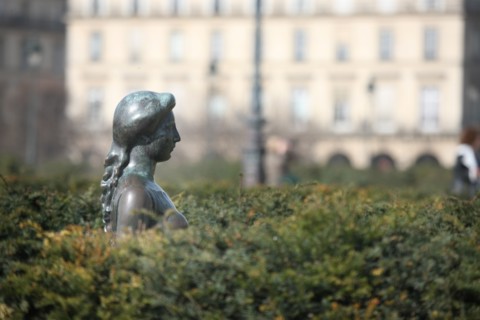 France, ile de france, paris 1er arrondissement, jardin des tuileries, statue d'aristide maillol, sculpture, art, parc,