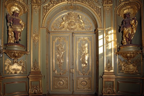 France, ile de france, paris 1er arrondissement, 39 rue croix des petits champs, banque de france hotel de toulouse dit aussi hotel de la vrilliere, galerie doree, galerie d'apparat, gouverneur, insti...