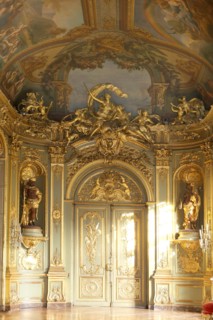 France, ile de france, paris 1er arrondissement, 39 rue croix des petits champs, banque de france hotel de toulouse dit aussi hotel de la vrilliere, galerie doree, galerie d'apparat, gouverneur, insti...