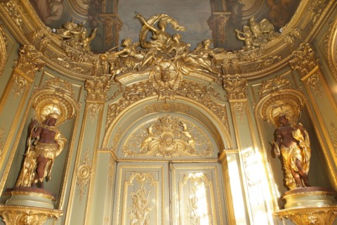 France, ile de france, paris 1er arrondissement, 39 rue croix des petits champs, banque de france hotel de toulouse dit aussi hotel de la vrilliere, galerie doree, galerie d'apparat, gouverneur, insti...