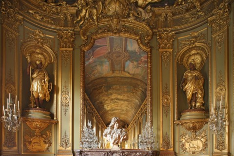 France, ile de france, paris 1er arrondissement, 39 rue croix des petits champs, banque de france hotel de toulouse dit aussi hotel de la vrilliere, galerie doree, galerie d'apparat, gouverneur, insti...
