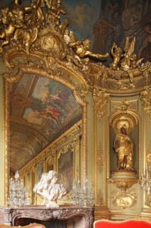 France, ile de france, paris 1er arrondissement, 39 rue croix des petits champs, banque de france hotel de toulouse dit aussi hotel de la vrilliere, galerie doree, galerie d'apparat, gouverneur, insti...