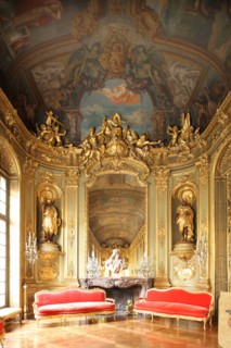 France, ile de france, paris 1er arrondissement, 39 rue croix des petits champs, banque de france hotel de toulouse dit aussi hotel de la vrilliere, galerie doree, galerie d'apparat, gouverneur, insti...