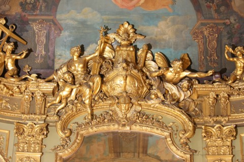 France, ile de france, paris 1er arrondissement, 39 rue croix des petits champs, banque de france hotel de toulouse dit aussi hotel de la vrilliere, galerie doree, galerie d'apparat, gouverneur, insti...