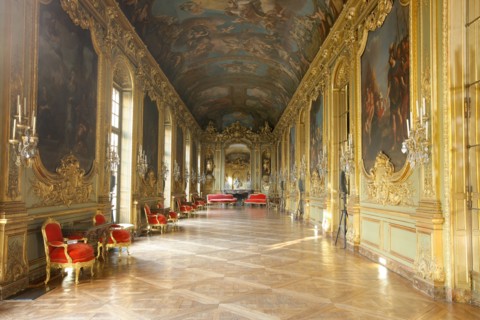France, ile de france, paris 1er arrondissement, 39 rue croix des petits champs, banque de france hotel de toulouse dit aussi hotel de la vrilliere, galerie doree, galerie d'apparat, gouverneur, insti...