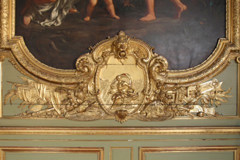 France, ile de france, paris 1er arrondissement, 39 rue croix des petits champs, banque de france hotel de toulouse dit aussi hotel de la vrilliere, galerie doree, galerie d'apparat, gouverneur, insti...