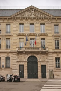 France, ile de france, paris 1er arrondissement, facade du 39 rue croix des petits champs, banque de france, hotel de toulouse dit aussi de la vrilliere,