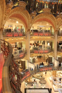 Galeries Lafayette in Paris