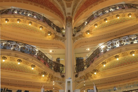Galeries Lafayette in Paris