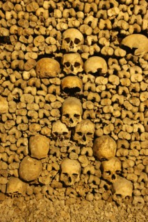 France, ile de france, paris 14e arrondissement, place denfert rochereau, catacombes, ossements, cranes, galerie, souterrain,